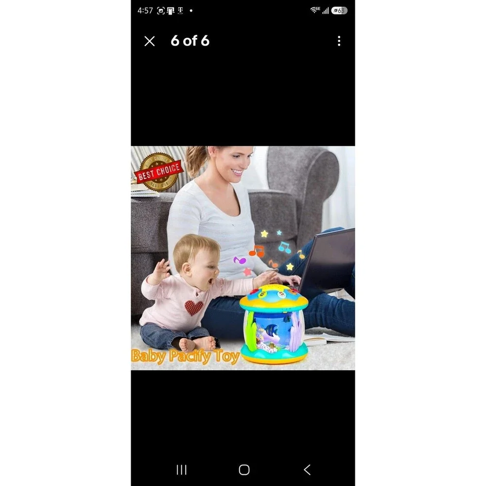 Baby Toys 6 to 12 Months Musical Light up Tummy Time Infant Toys 3-6 7 8 9 12-18